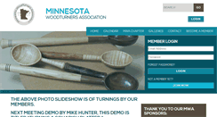 Desktop Screenshot of mnwoodturners.com